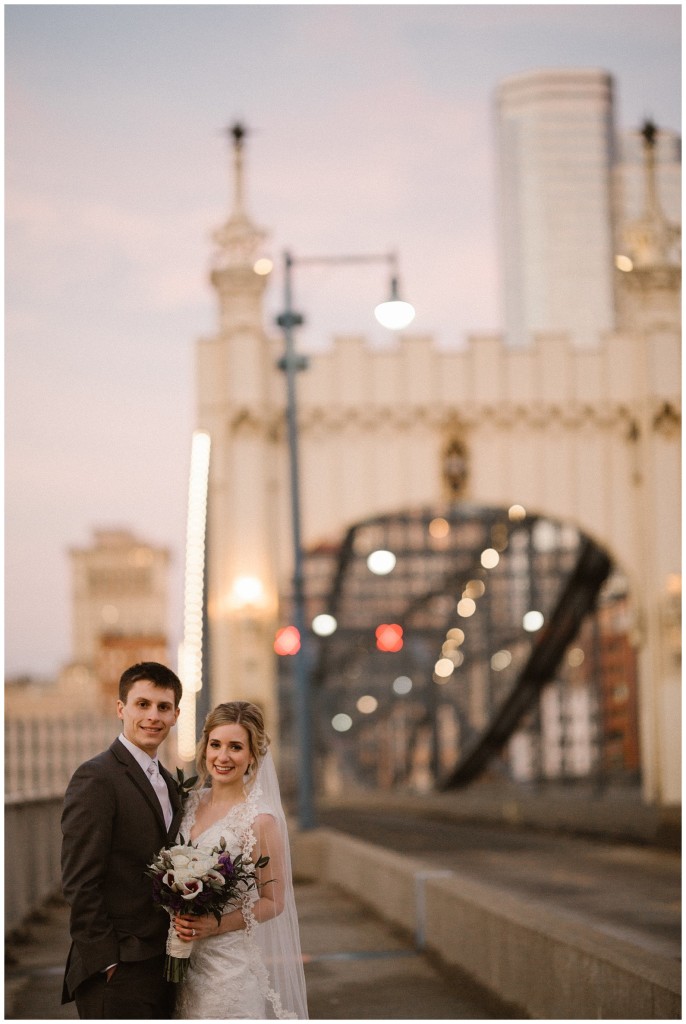 Bride and groom at Station Square