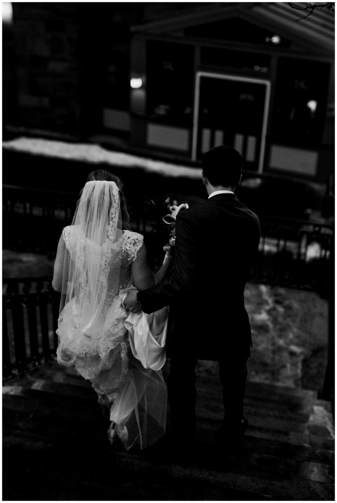 Bride and groom at Station Square