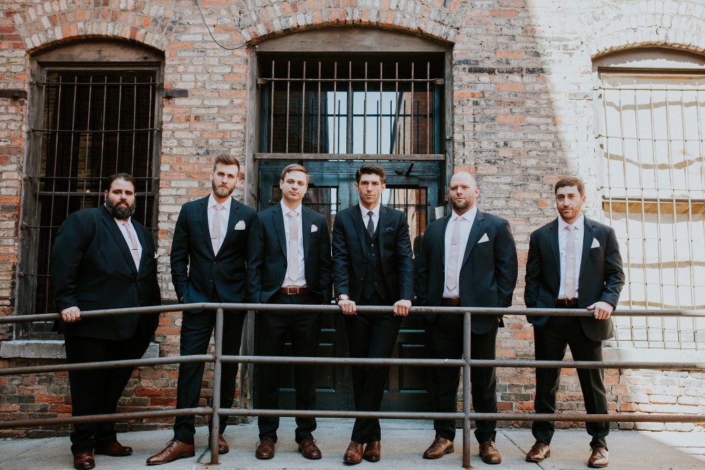Groomsmen at Sky Armory