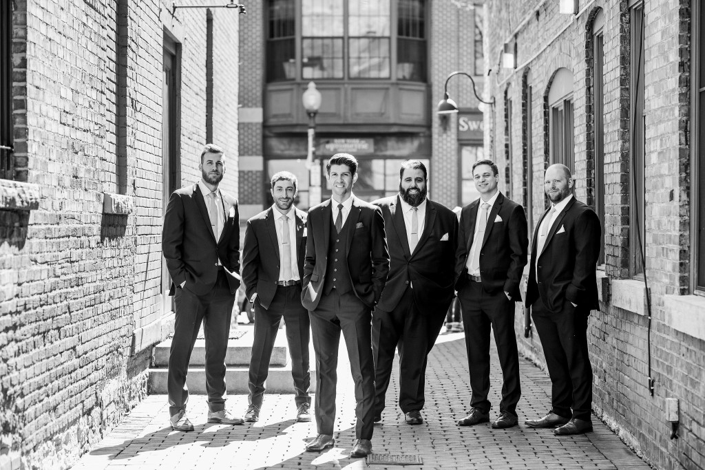 Groomsmen at Sky Armory