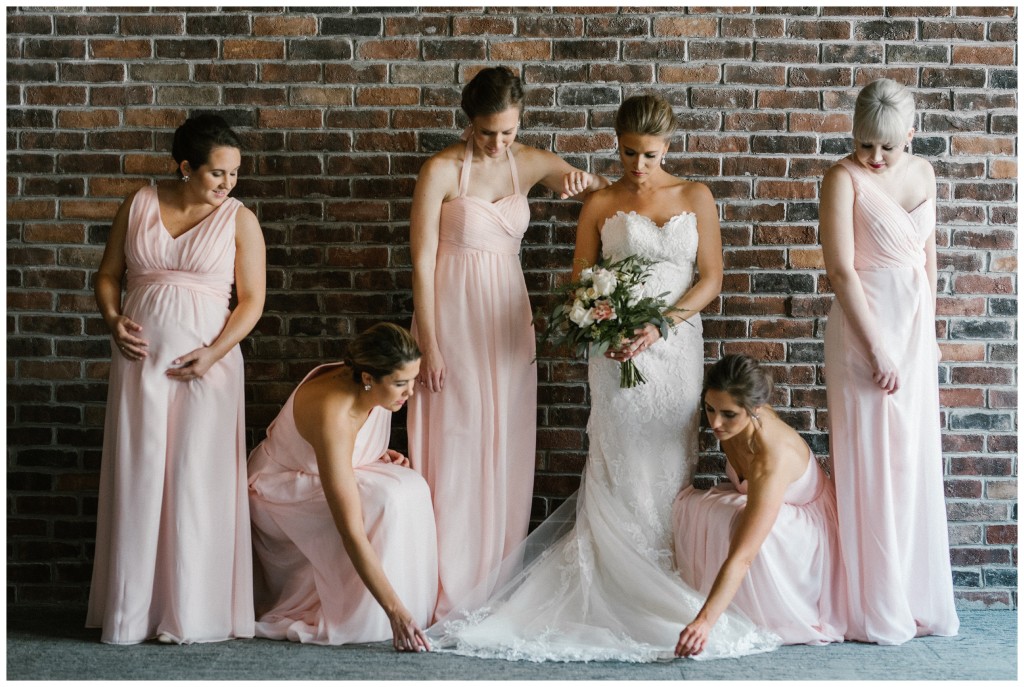 bridesmaids at sky armory