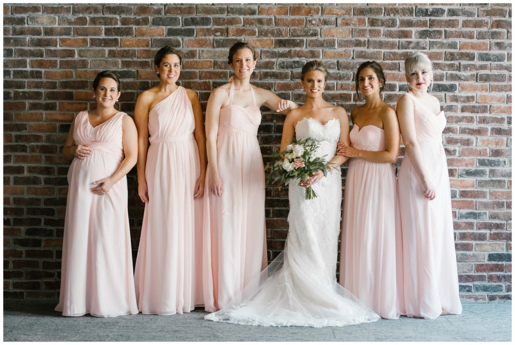 bridesmaids at sky armory
