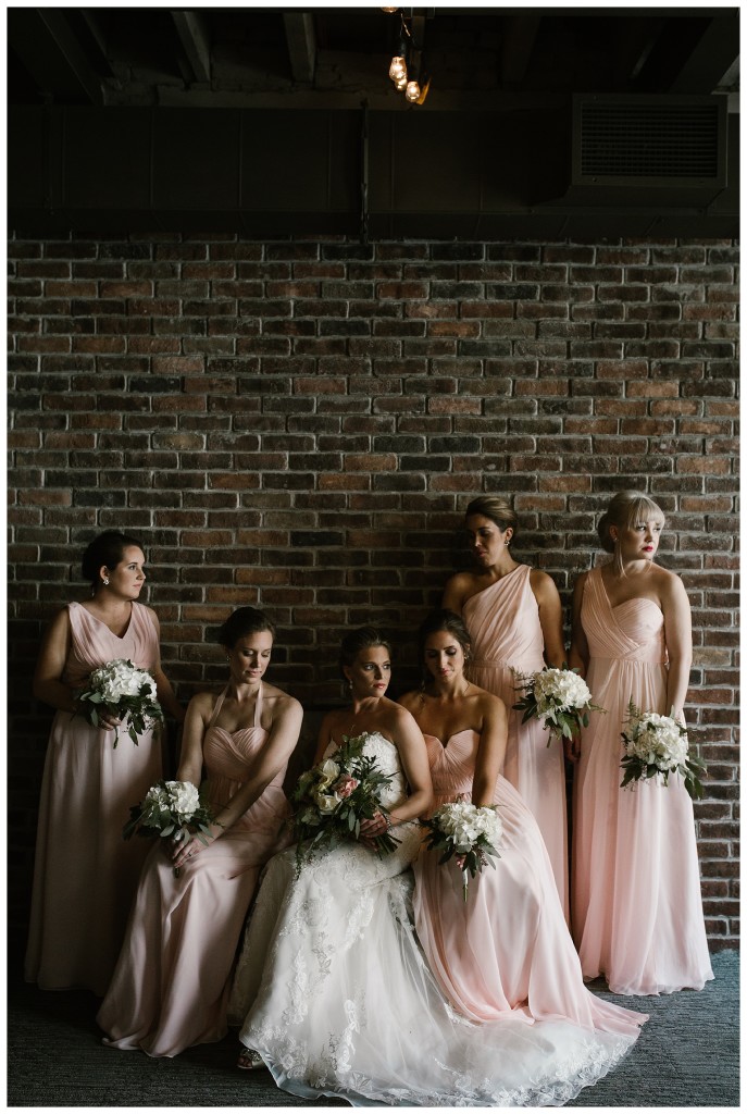 bridesmaids at sky armory