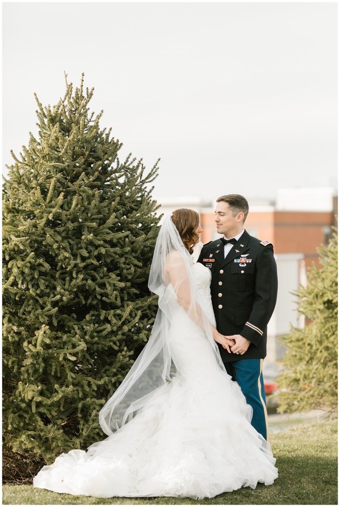 Noahs event center bride and groom