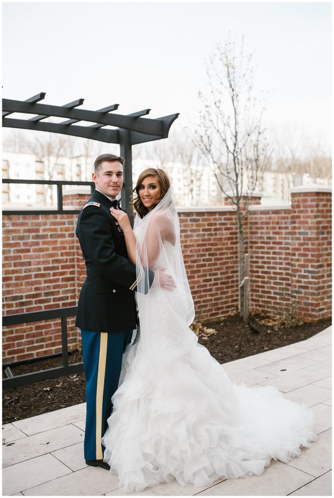 Noahs event center bride and groom