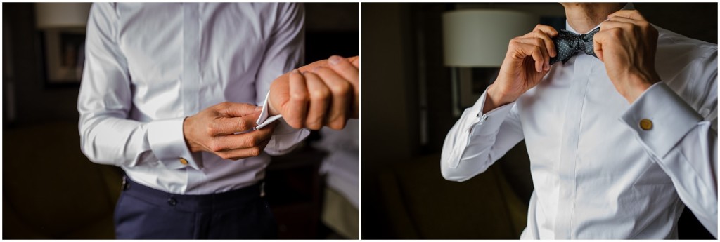 groom getting ready