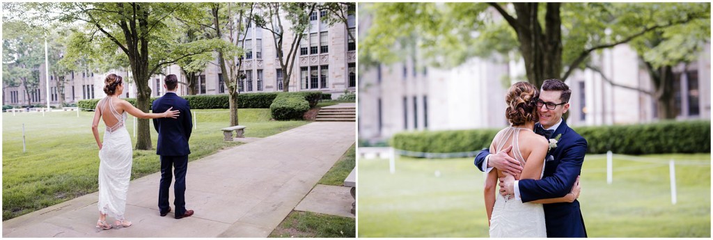 pitt campus wedding photos 