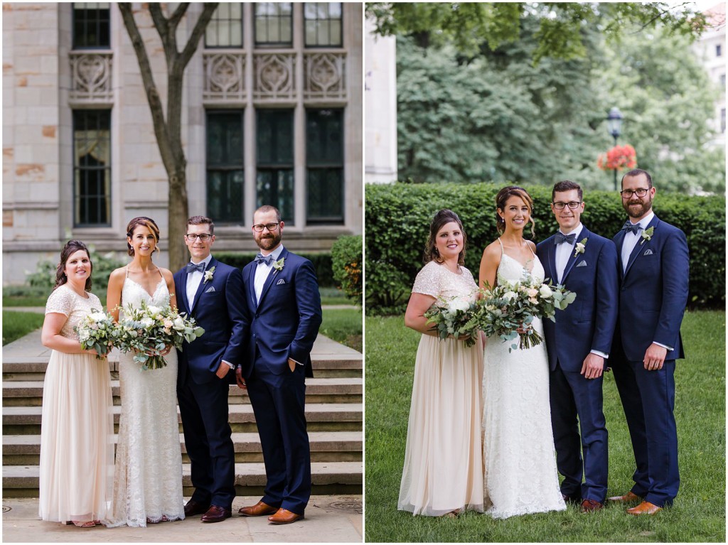 pitt campus wedding photos 