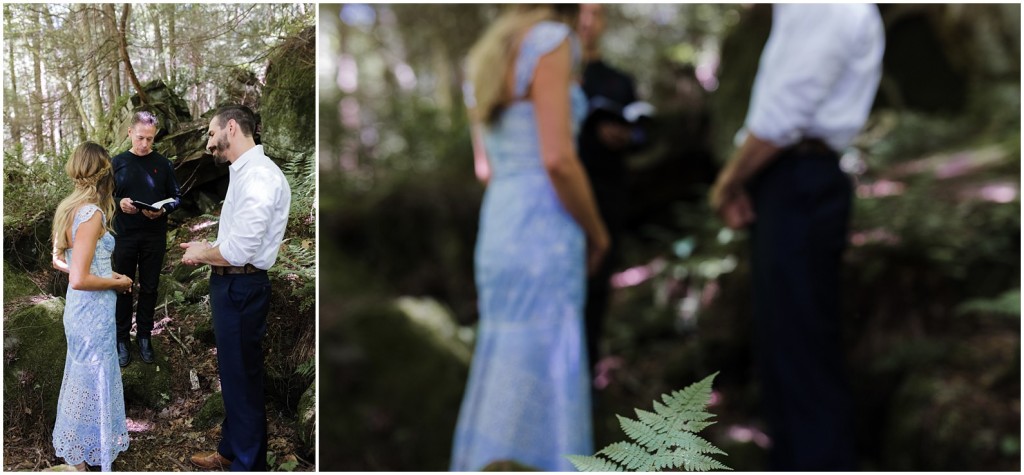 wooded vow renewal