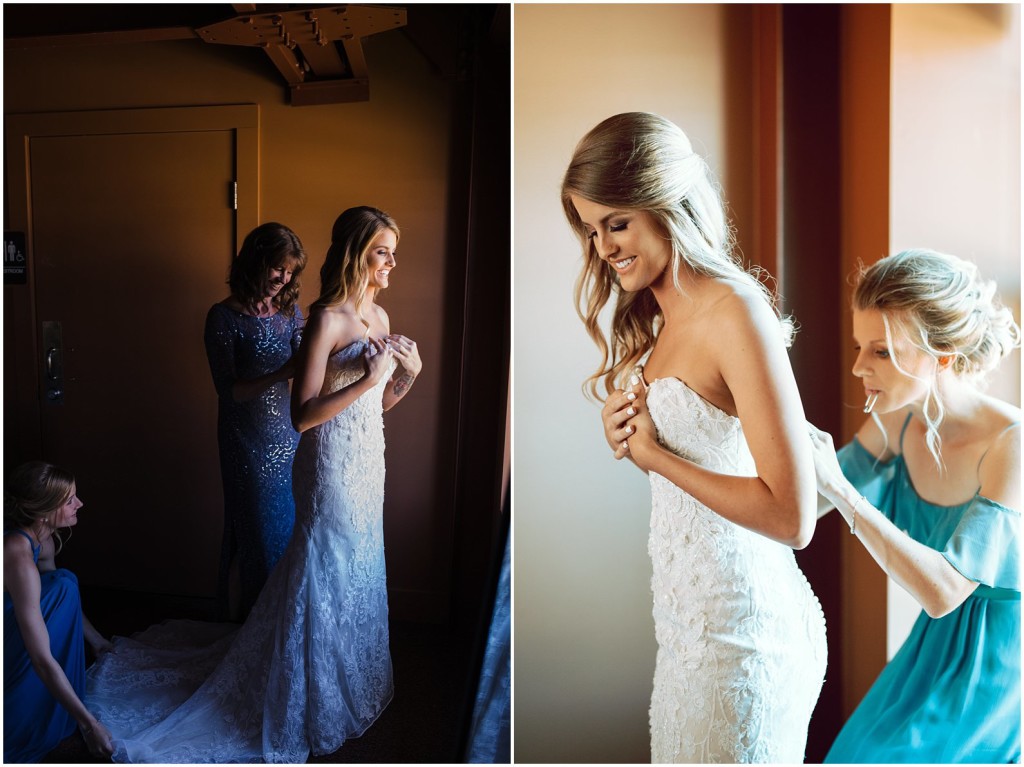 bride getting ready