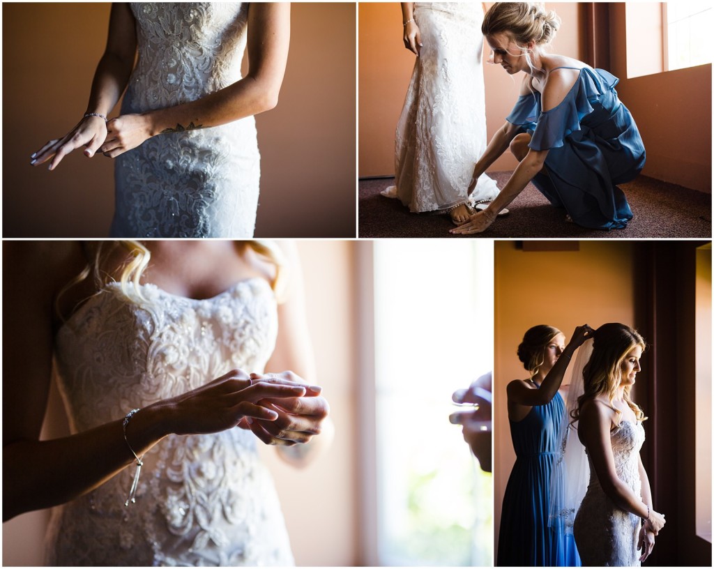 bride getting ready