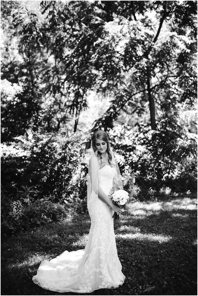 bride holding flowers