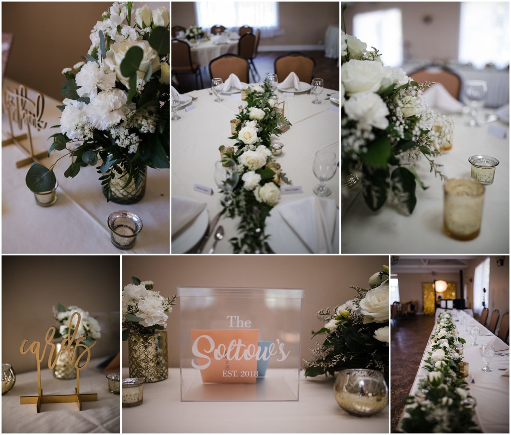 simple flower wedding decor