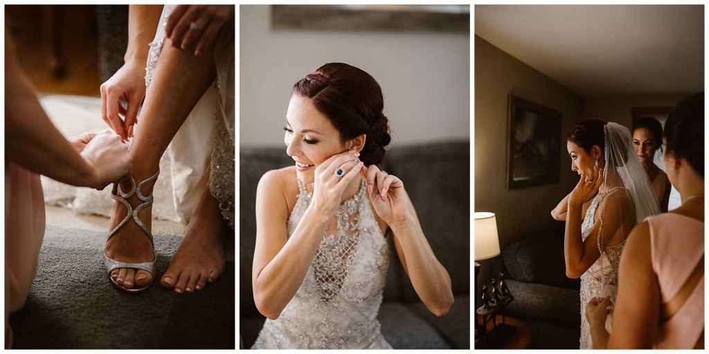 bride getting ready