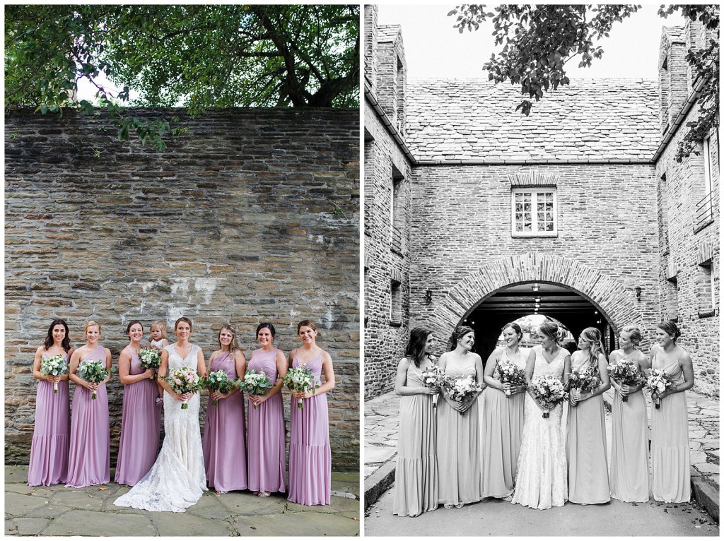 bridesmaids at longue vue club