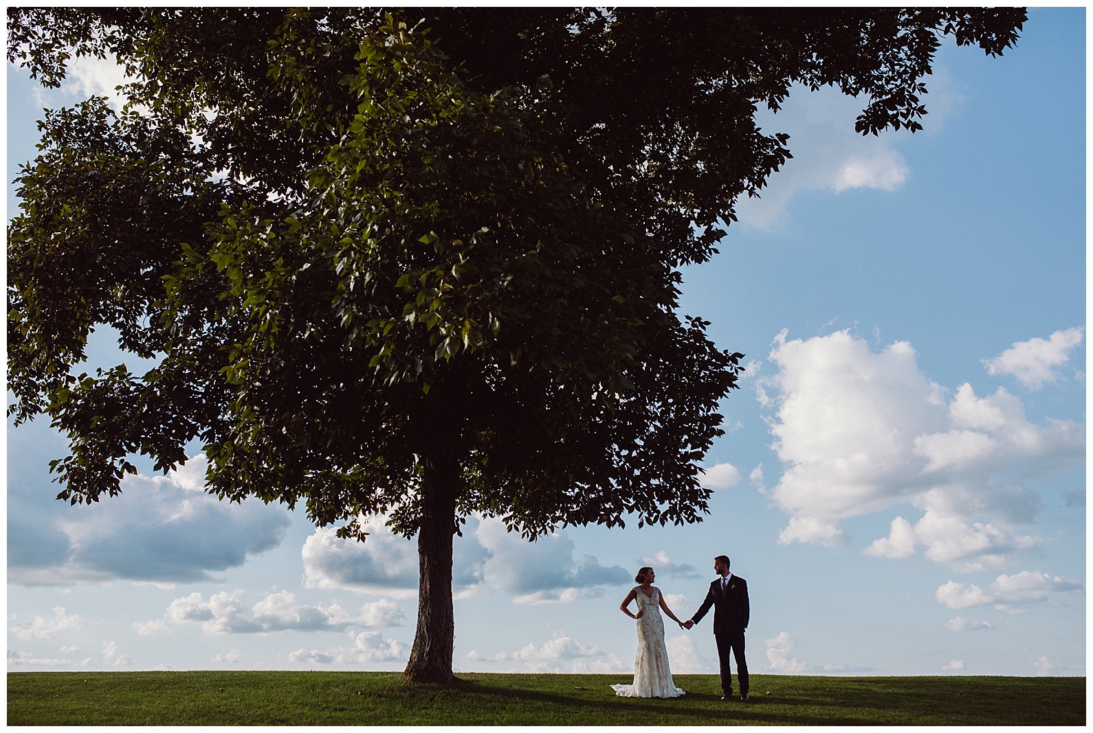 bride and groom at longue vue club