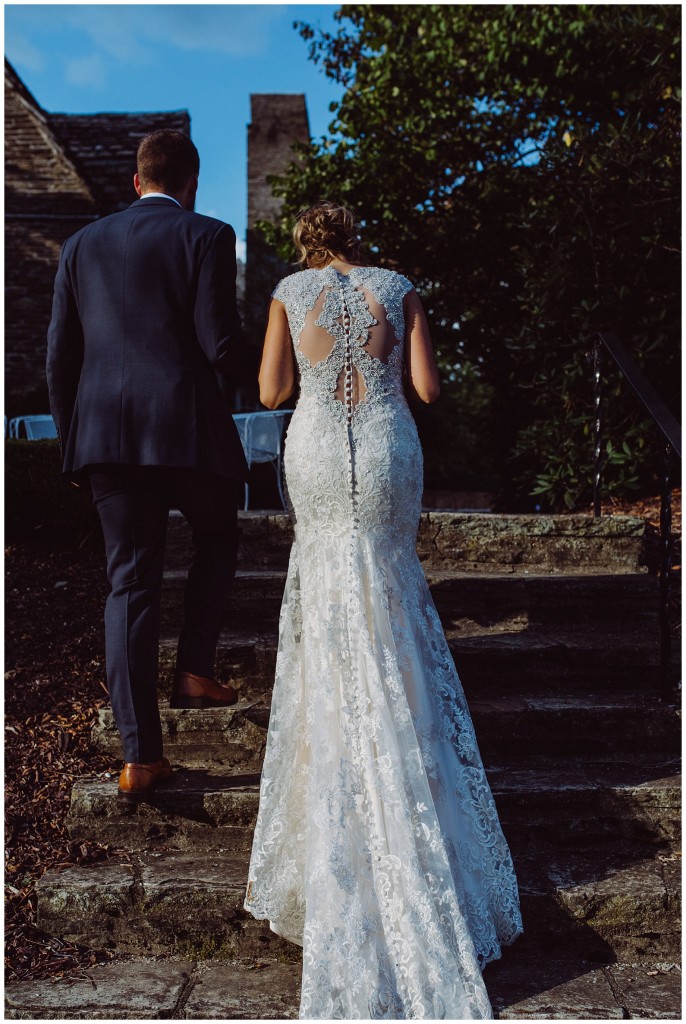 bride and groom at longue vue club