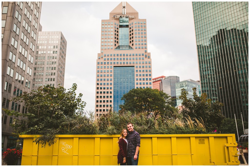 downtown pgh engagement shoot