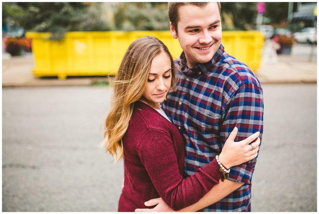 downtown pgh engagement shoot