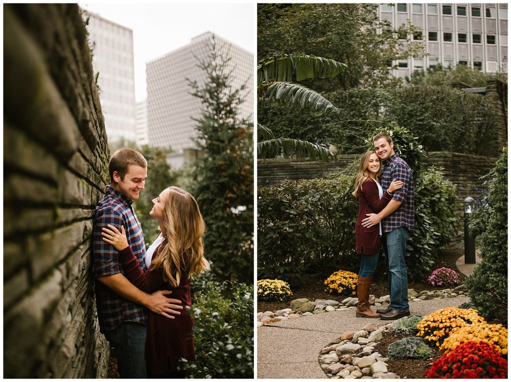 downtown pgh engagement shoot