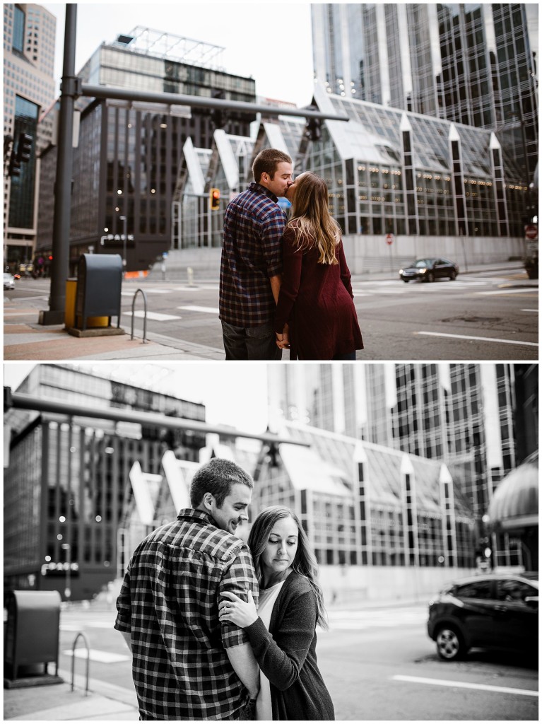 downtown pgh engagement photos