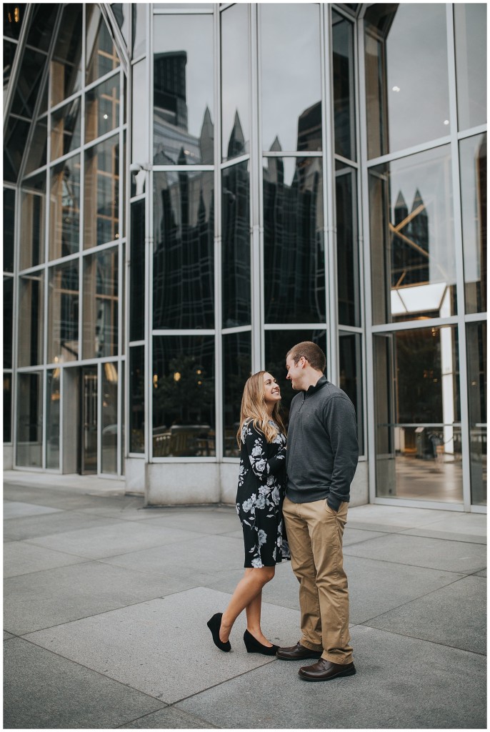 downtown pgh engagement photos