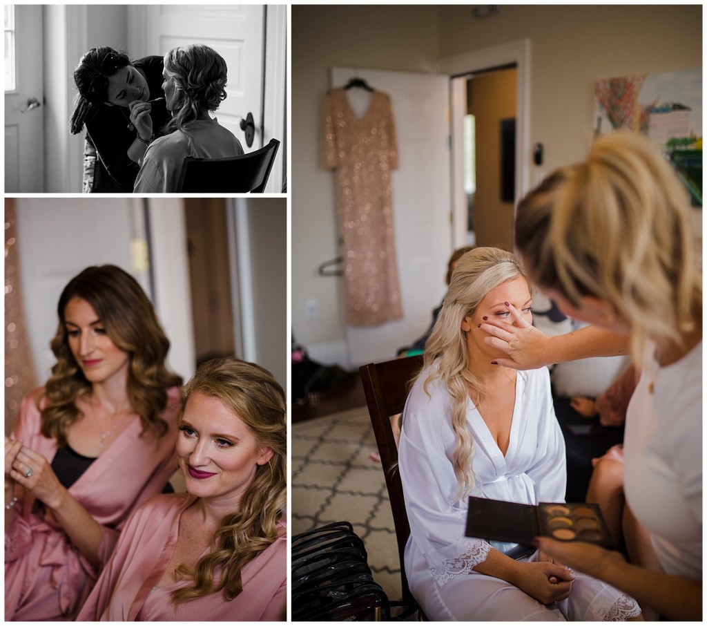 bride getting ready