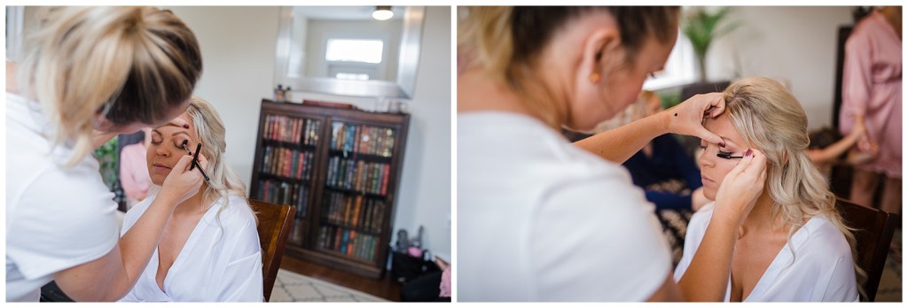 bride getting ready