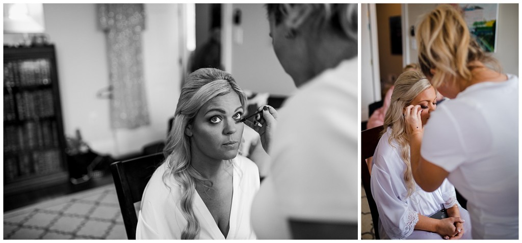 bride getting ready