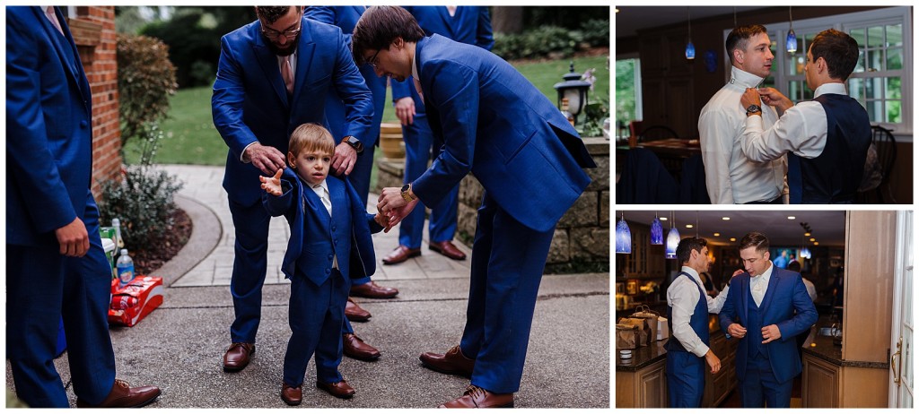 groom getting ready