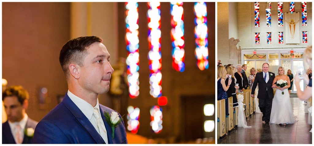 bride walking down aisle