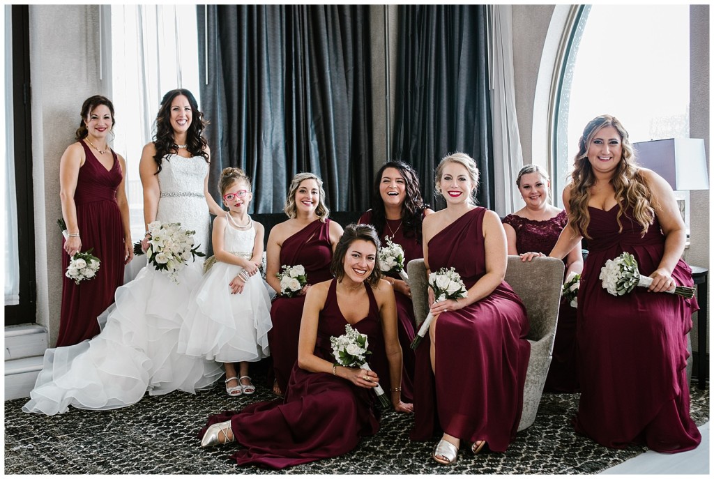 Bridesmaids at Renaissance Pittsburgh Hotel