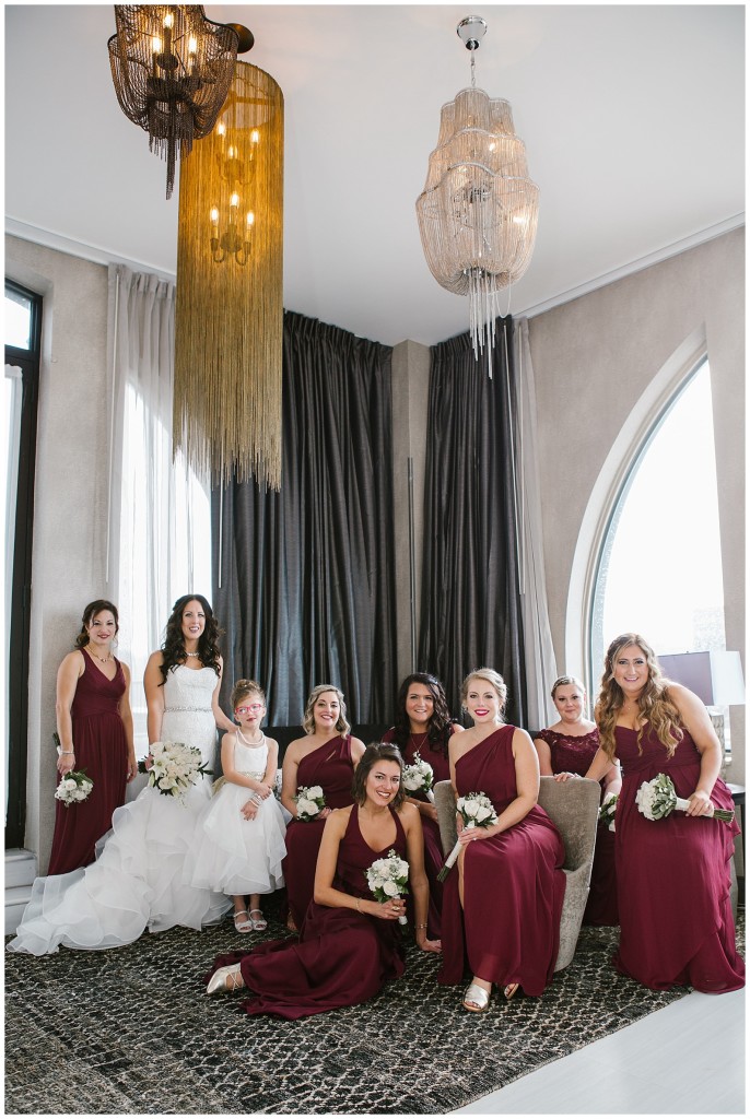 Bridesmaids at Renaissance Pittsburgh Hotel