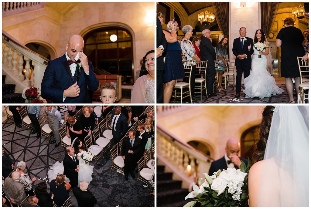 Renaissance Pittsburgh Hotel wedding ceremony