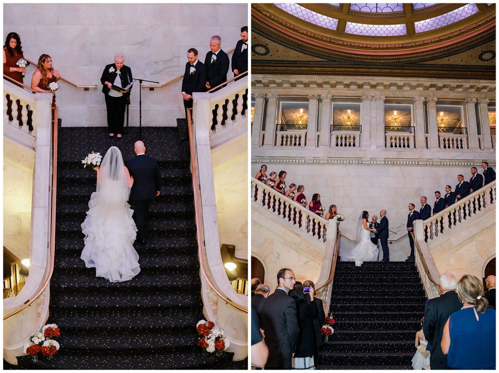 Renaissance Pittsburgh Hotel wedding ceremony