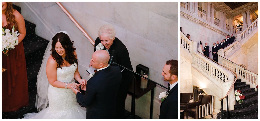 Renaissance Pittsburgh Hotel wedding ceremony