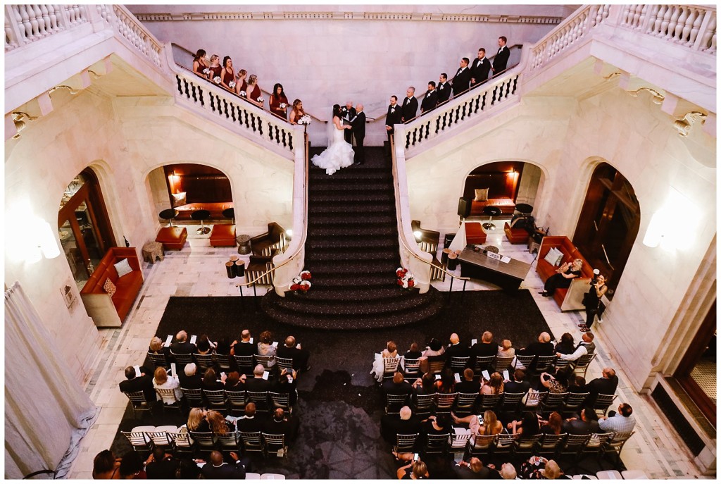 Renaissance Pittsburgh Hotel wedding ceremony