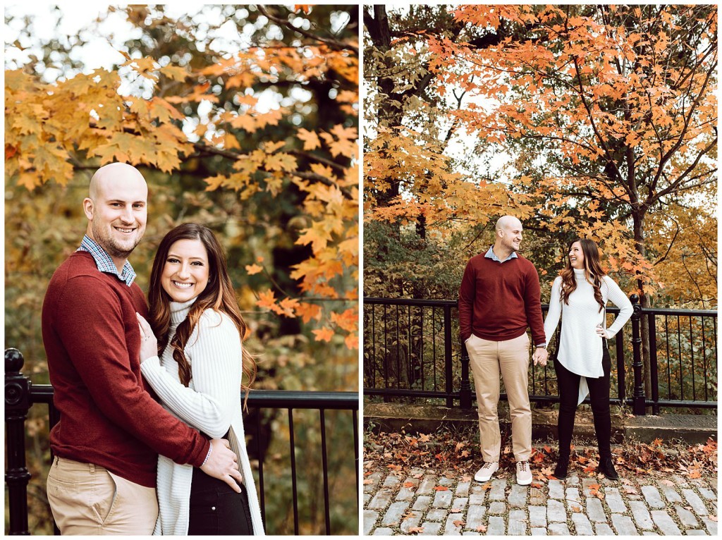 Fall Engagement Photos At Schenley Park