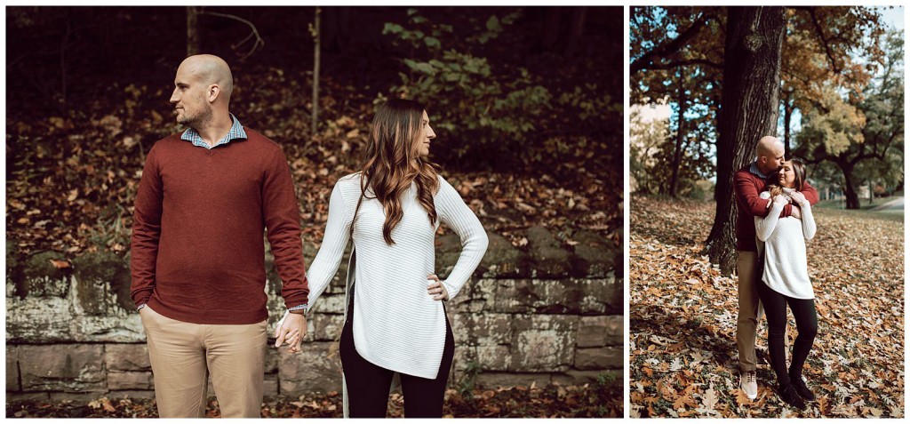 Fall Engagement Photos At Schenley Park