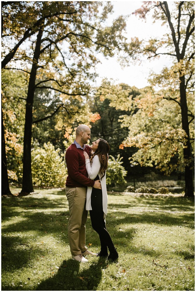 Fall Engagement Photos At Schenley Park