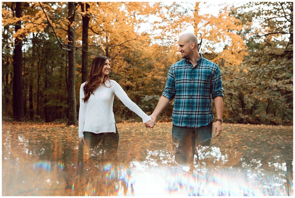 Fall Engagement Photos At Schenley Park