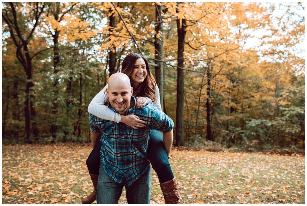 Fall Engagement Photos At Schenley Park