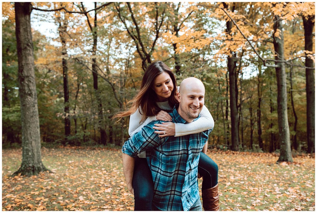 Fall Engagement Photos At Schenley Park