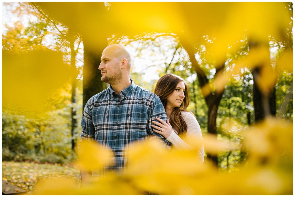 Fall Engagement Photos At Schenley Park