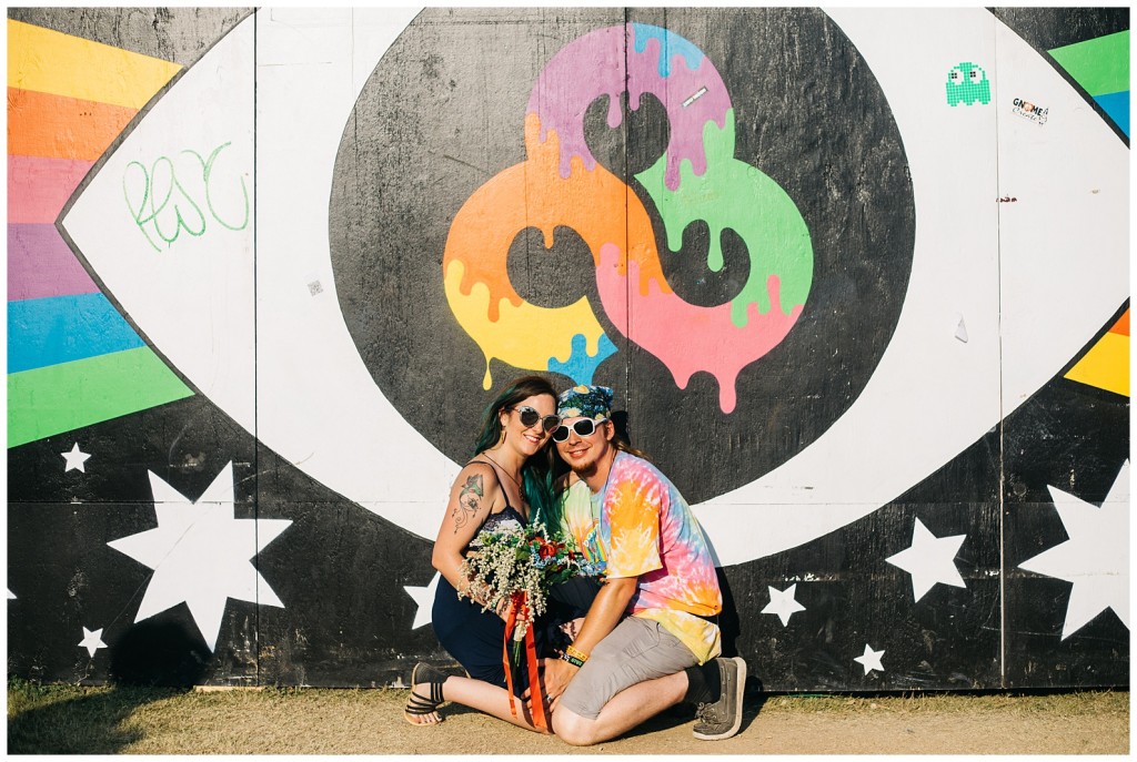 bonnaroo fountain wedding photos