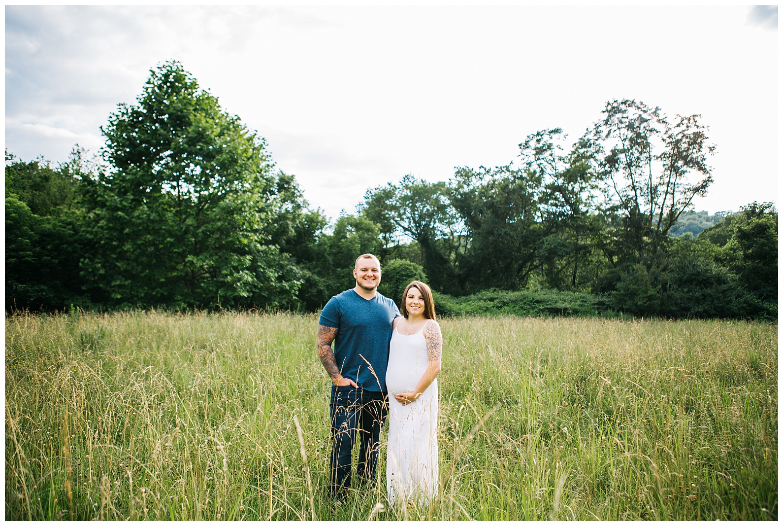 pgh field maternity photos