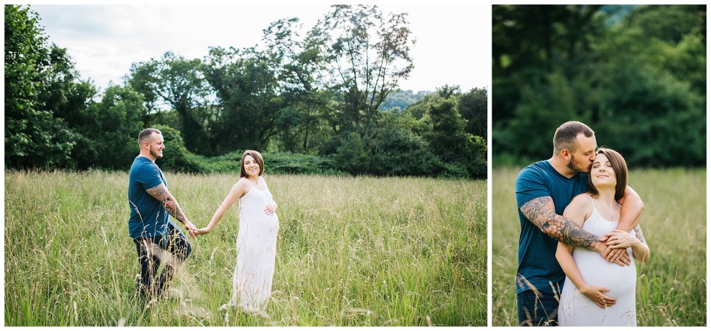 pgh field maternity photos