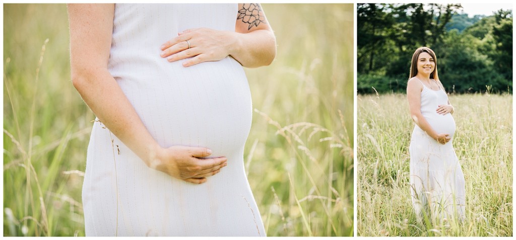 pgh field maternity photos