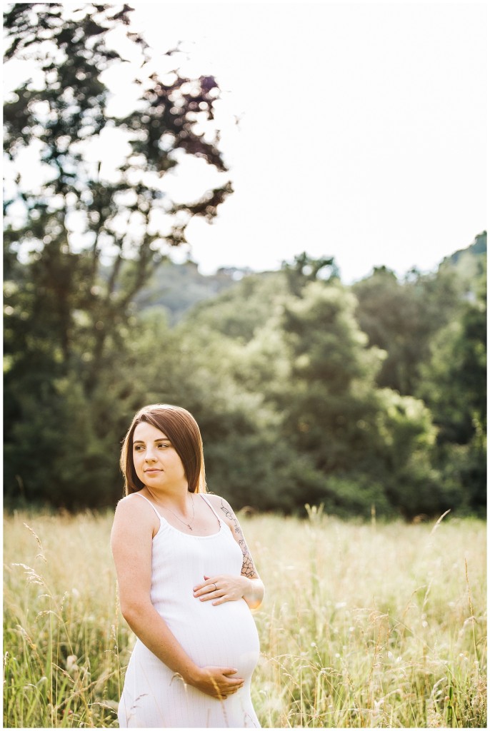 pgh field maternity photos