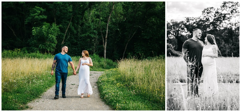 pgh field maternity photos